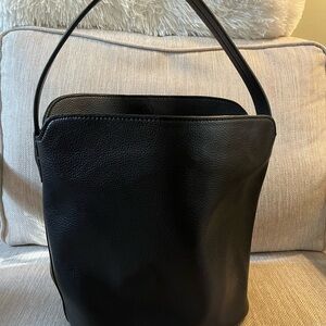 Vera Bradley Black Pebbled Shoulder Bag